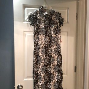 Monique Lhuillier t-length cocktail dress